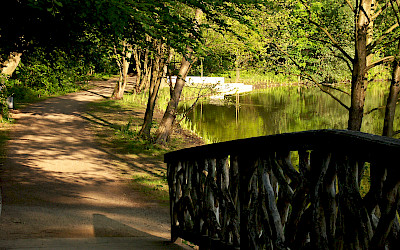 Brücke im Bagno-Park
