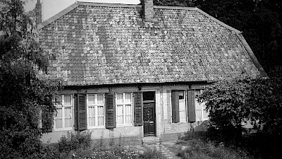 Die alte Vikarie St. Nikolaus an der Emsdettener Straße, im Jahr 1950